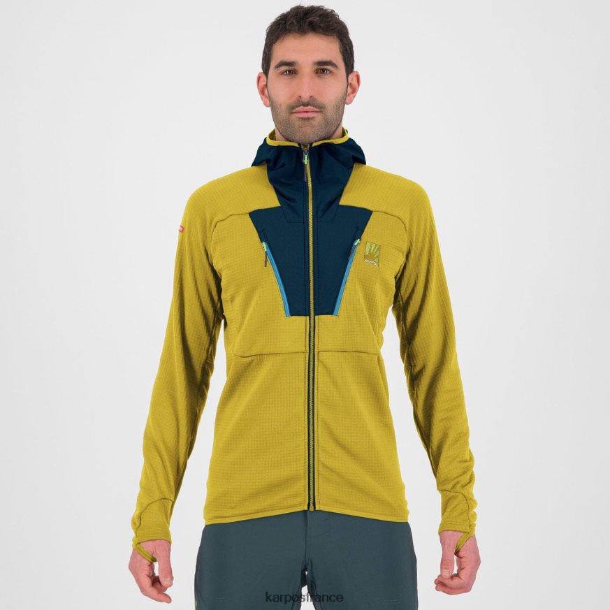Hommes Karpos soufre/minuit polaire à capuche la plus haute 28PL68168