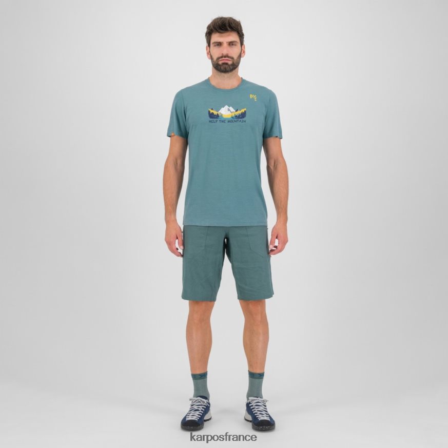 Hommes Karpos Atlantique Nord t-shirt ambrette 28PL68379