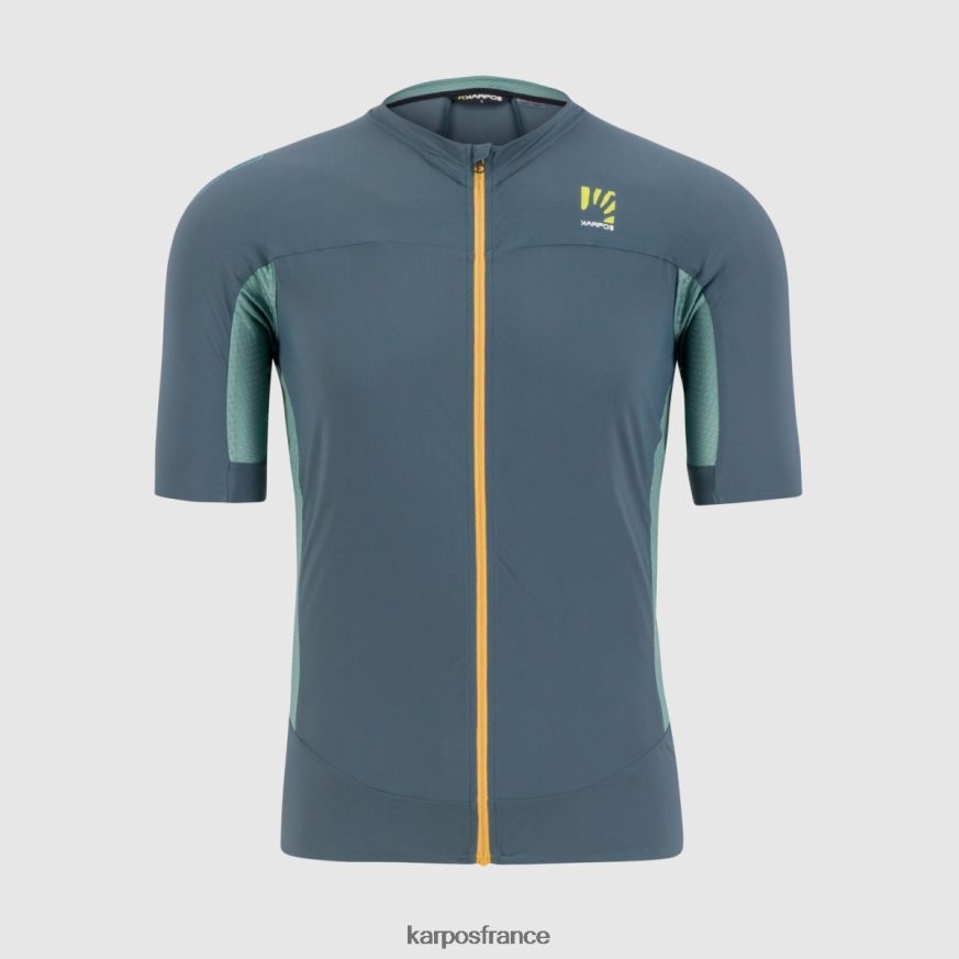 Hommes Karpos ardoise foncée/atlantique nord maillot pralongia evo 28PL68299