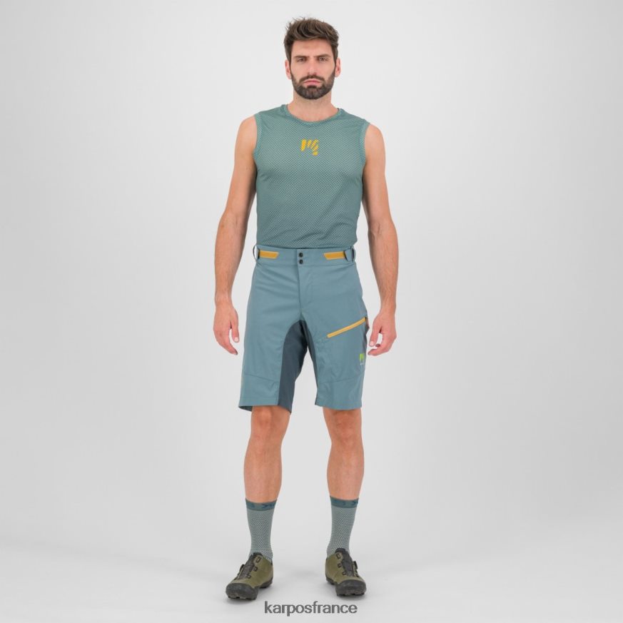 Hommes Karpos ardoise foncée/atlantique nord verve maille sans manches 28PL68385