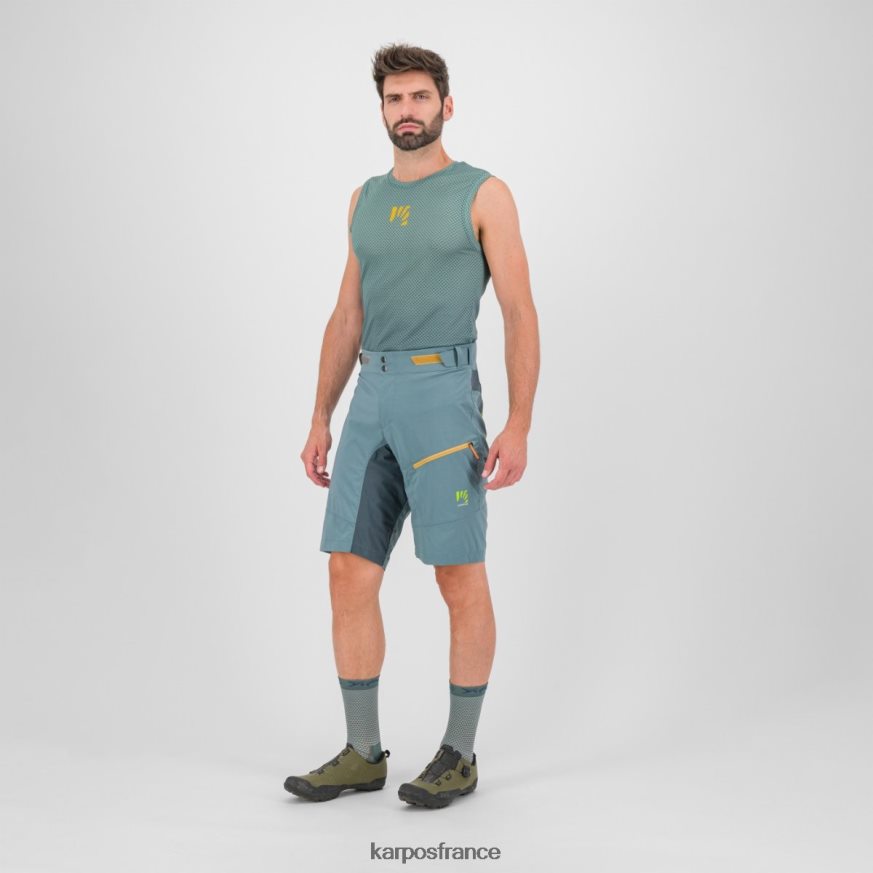 Hommes Karpos ardoise foncée/atlantique nord verve maille sans manches 28PL68385