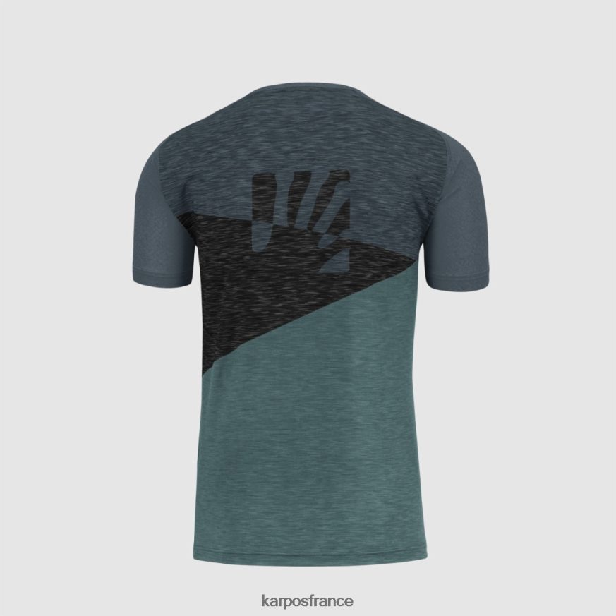 Hommes Karpos atlantique nord/ardoise foncée/noir maillot croda rossa 28PL68360