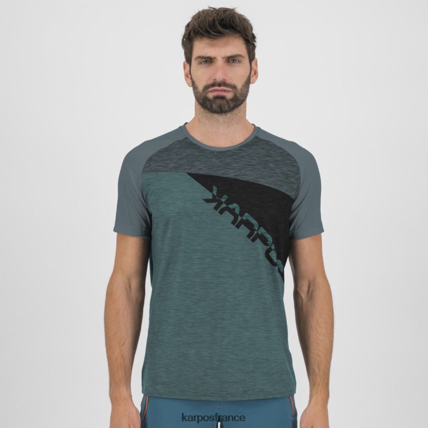 Hommes Karpos atlantique nord/ardoise foncée/noir maillot croda rossa 28PL68360