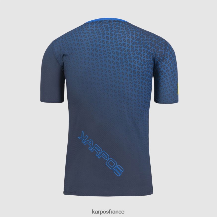 Hommes Karpos banderole espace/indigo maillot lavaredo ultra 28PL68342