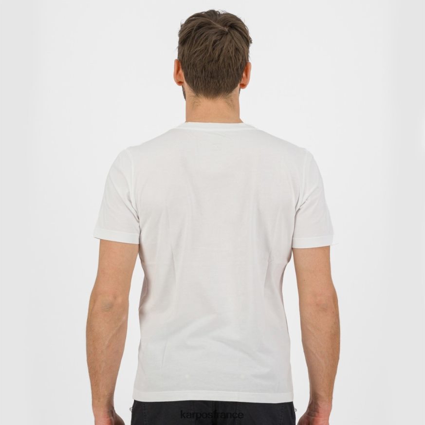 Hommes Karpos blanc t-shirt crocus 28PL68401