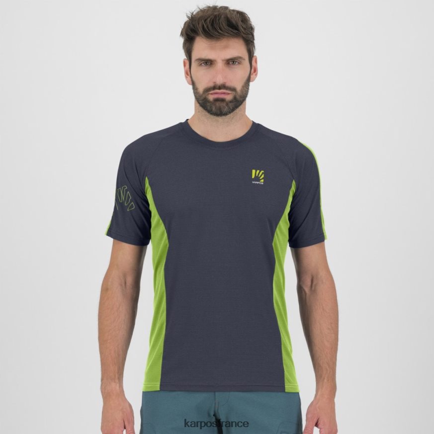 Hommes Karpos bleu dégradé/vert jasmin maillot nuvolau 28PL68370
