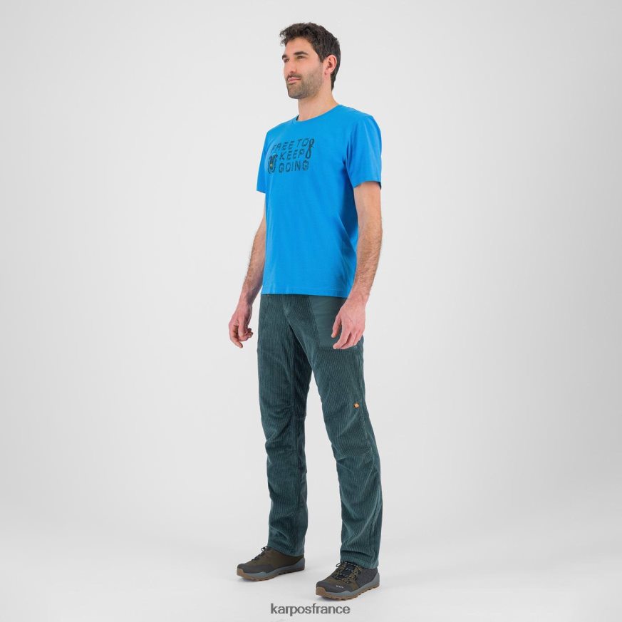 Hommes Karpos bleu diva/minuit t-shirt crocus 28PL68407