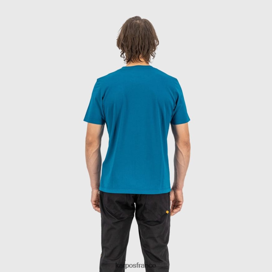 Hommes Karpos bleu marocain t-shirt crocus 28PL68402