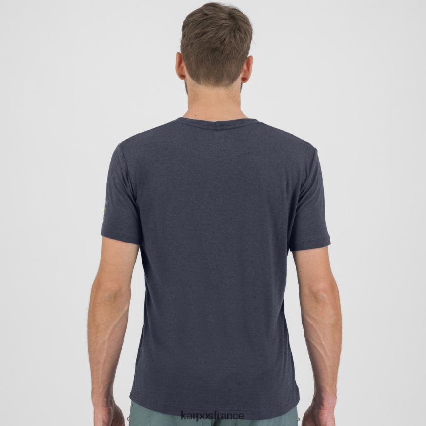 Hommes Karpos bleu ombré t-shirt en chanvre totoga 28PL68343