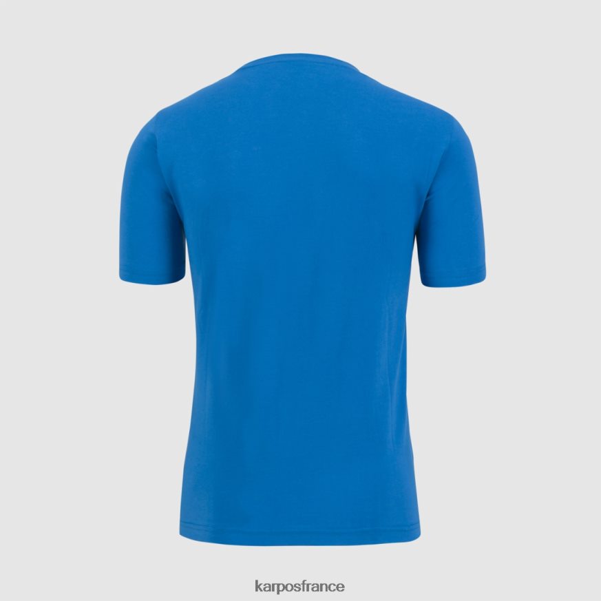 Hommes Karpos bruant indigo t-shirt giglio 28PL68427