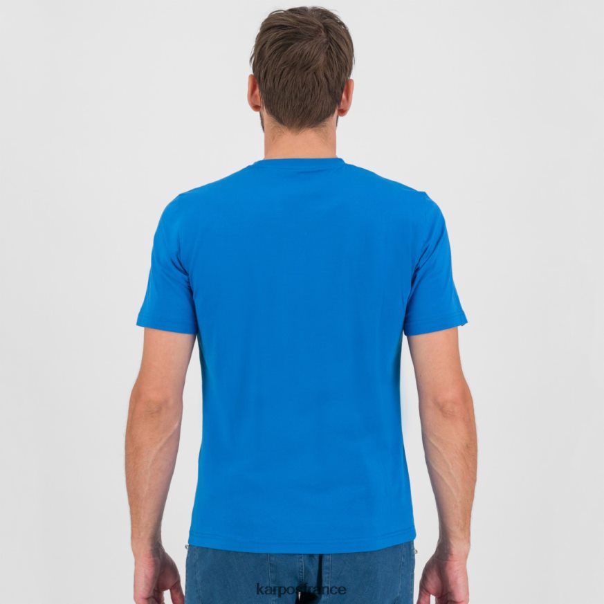 Hommes Karpos bruant indigo t-shirt giglio 28PL68427