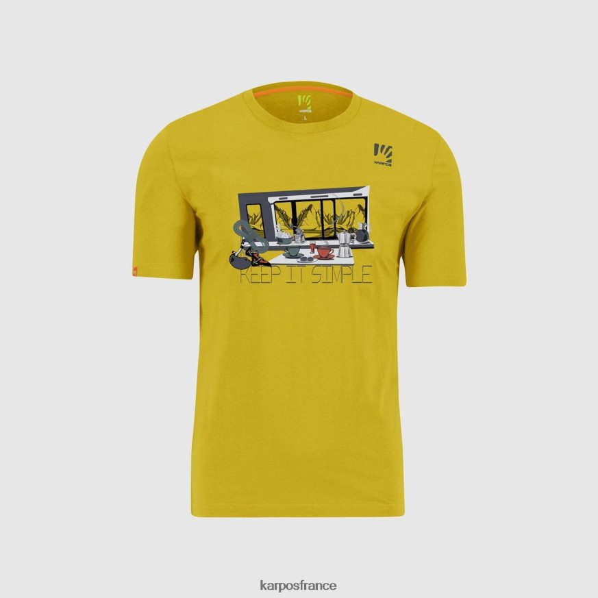 Hommes Karpos curry au citron t-shirt anémone 28PL68413