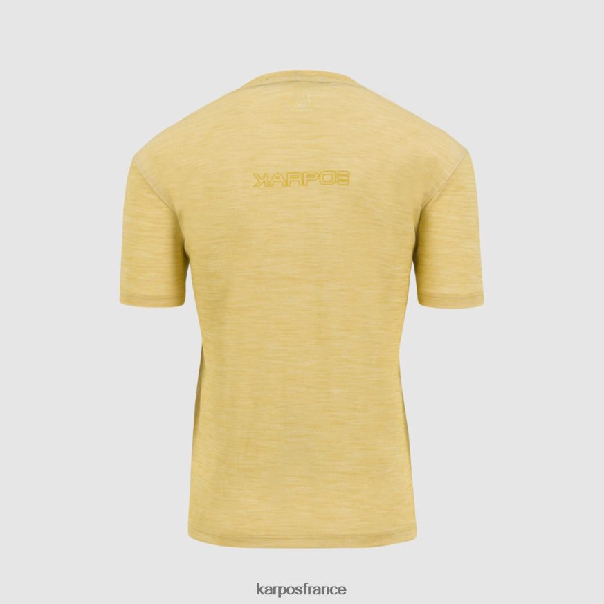 Hommes Karpos curry au citron t-shirt mérinos verdana 28PL68346