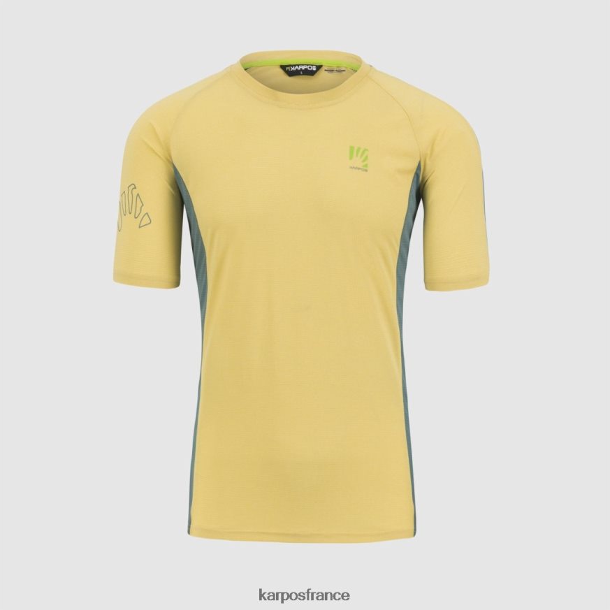Hommes Karpos curry citron/atlantique nord maillot nuvolau 28PL68371