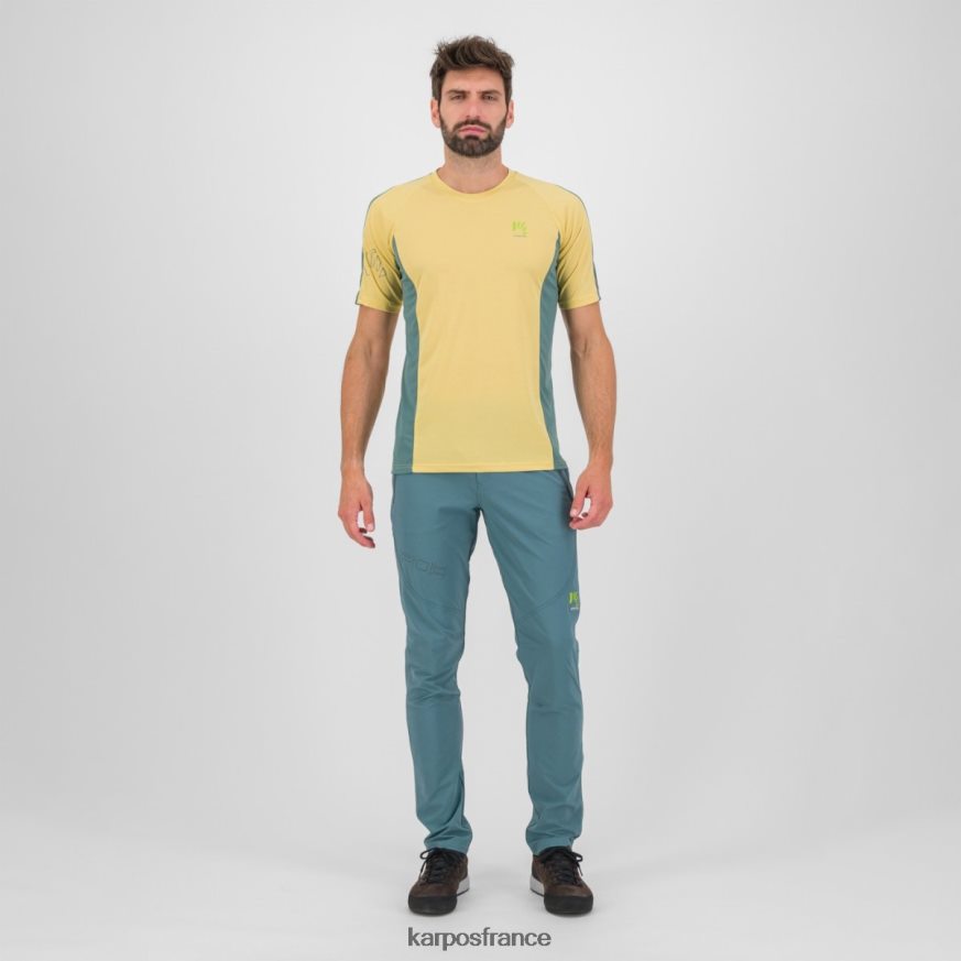 Hommes Karpos curry citron/atlantique nord maillot nuvolau 28PL68371
