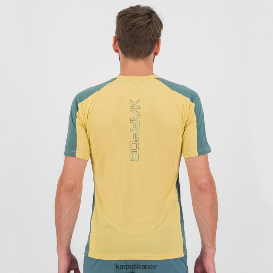 Hommes Karpos curry citron/atlantique nord maillot nuvolau 28PL68371