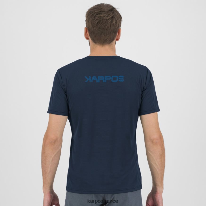 Hommes Karpos espace extra-atmosphérique/indigo b./mandarine jersey imprimé loma 28PL68394