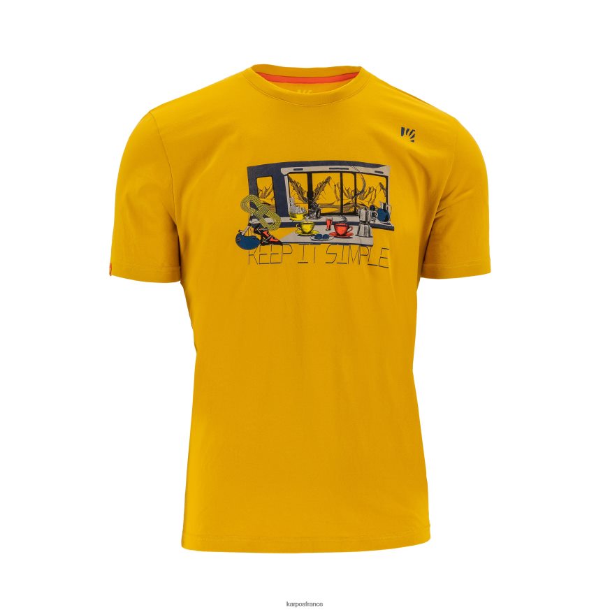 Hommes Karpos huile d'olive t-shirt anémone 28PL68411