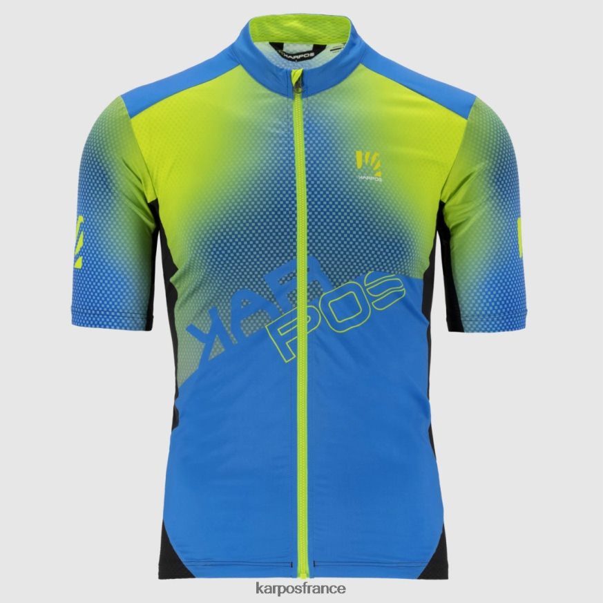 Hommes Karpos imprimer 1 indigo b./noir/vert maillot de saut 28PL68304