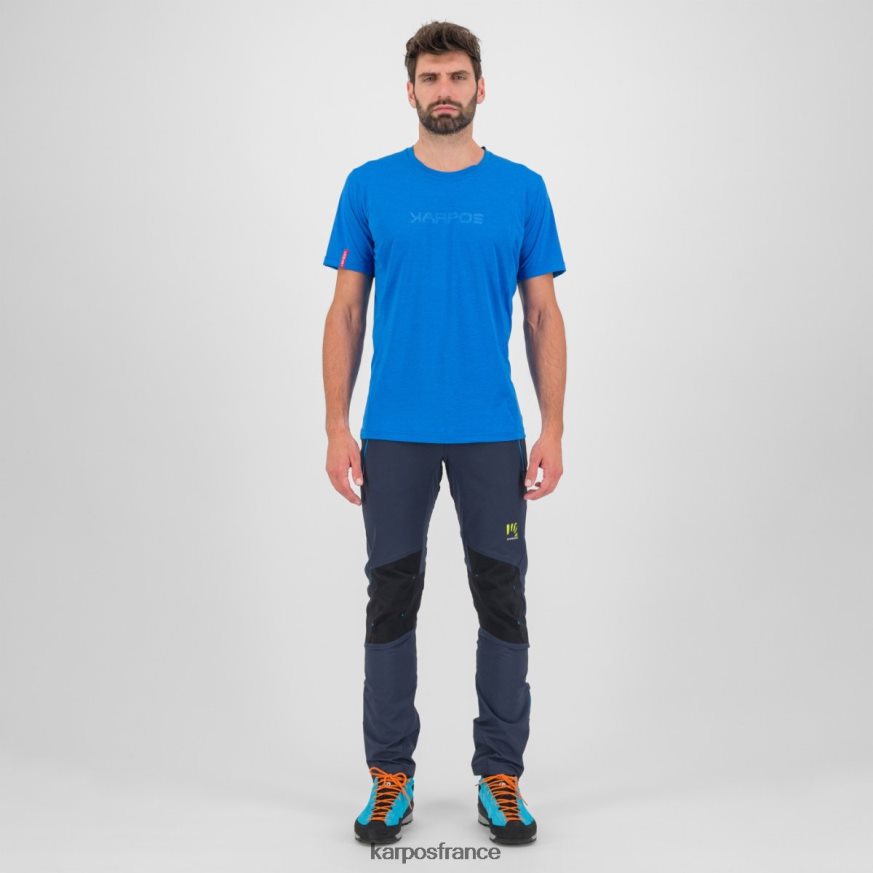 Hommes Karpos indigo B. t-shirt k-performance 28PL68349