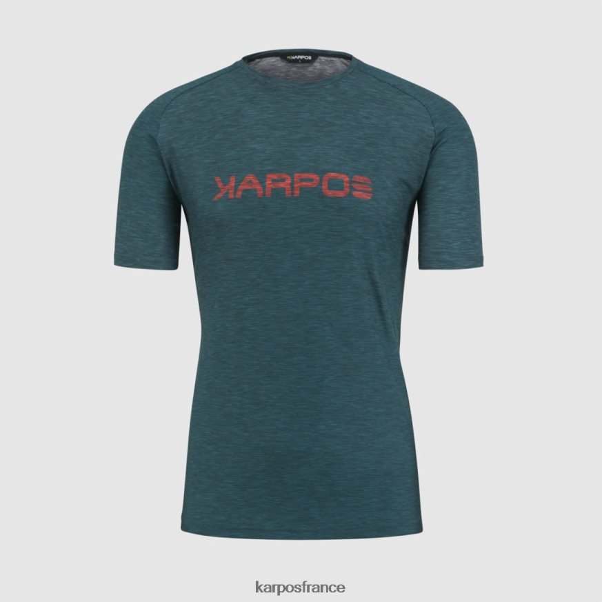 Hommes Karpos mer foncée/baume/paprika maillot prato piazza 28PL68356