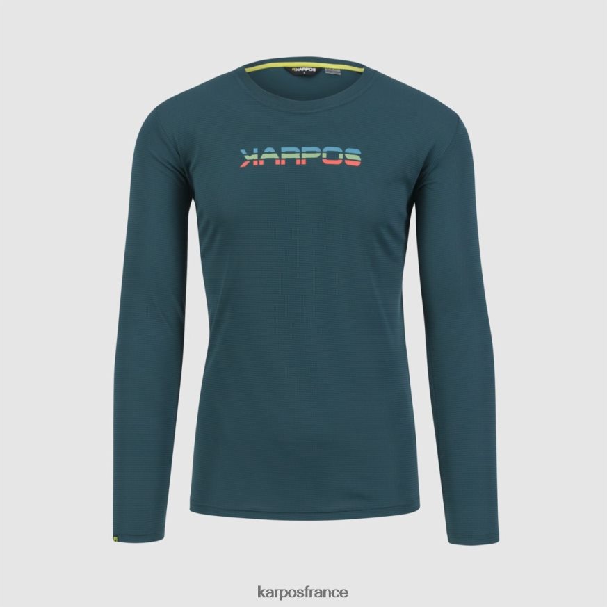 Hommes Karpos mer foncée/paprika maillot loma ls 28PL68382