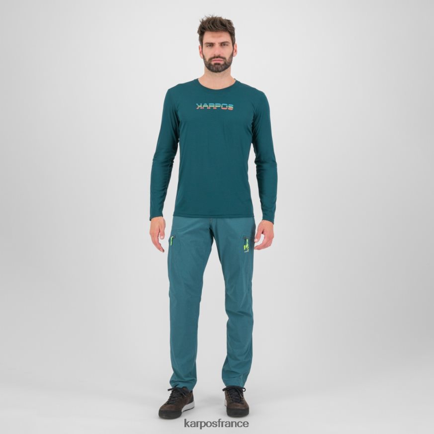 Hommes Karpos mer foncée/paprika maillot loma ls 28PL68382