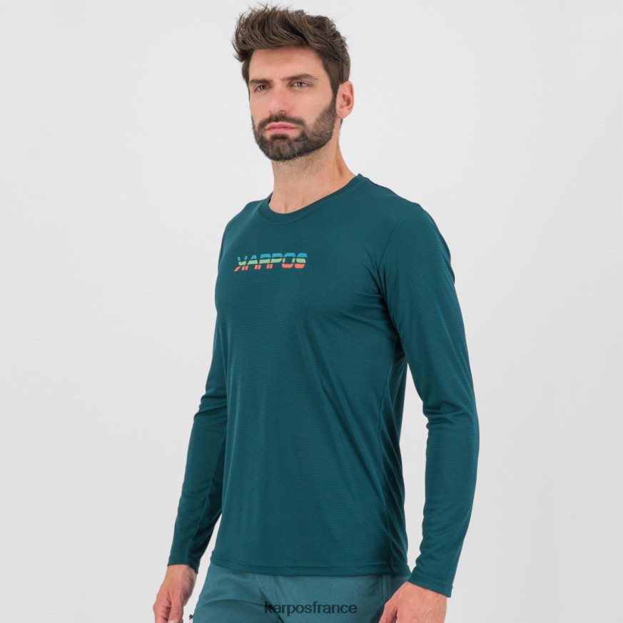 Hommes Karpos mer foncée/paprika maillot loma ls 28PL68382