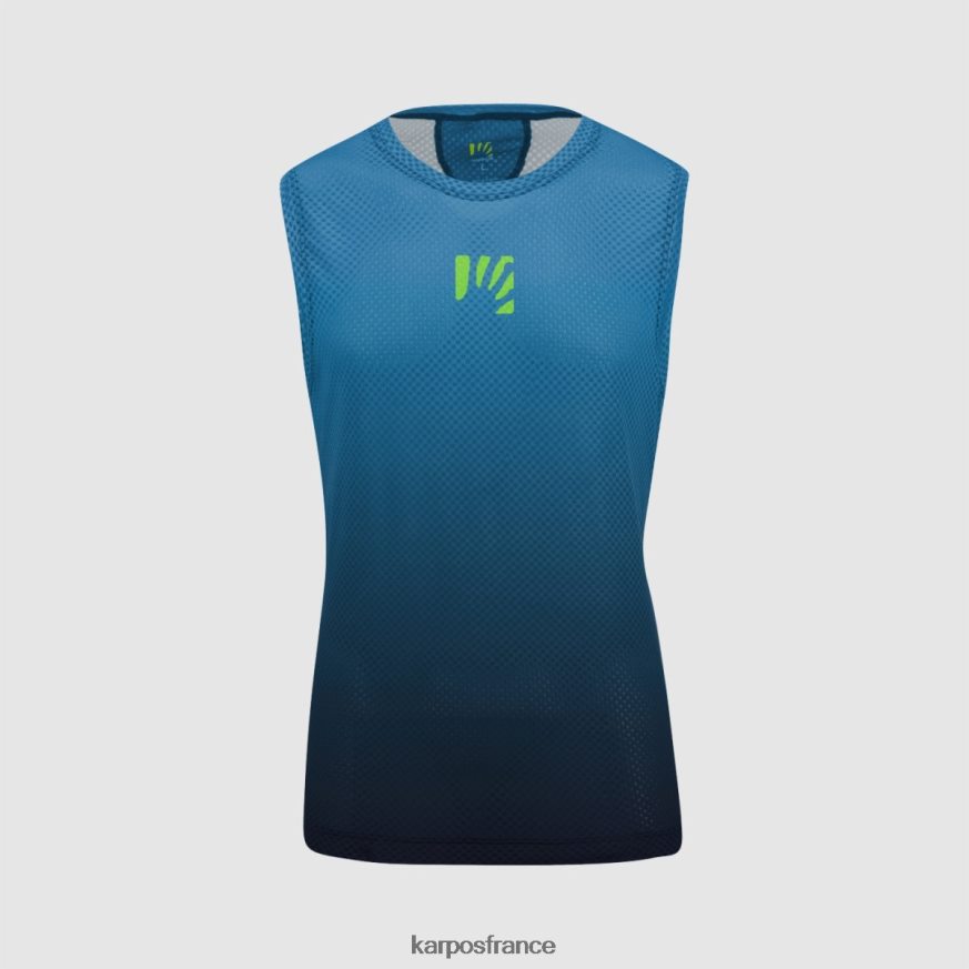 Hommes Karpos noir/indigo b. verve maille sans manches 28PL68387