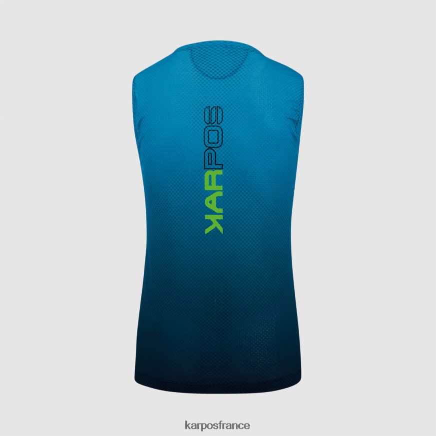 Hommes Karpos noir/indigo b. verve maille sans manches 28PL68387