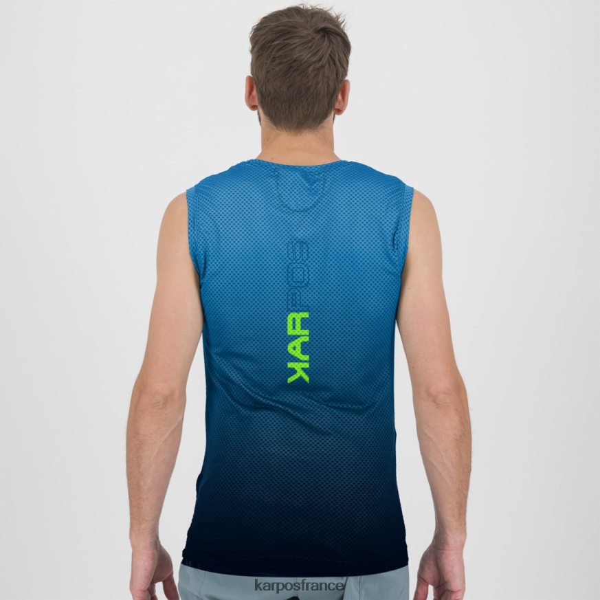Hommes Karpos noir/indigo b. verve maille sans manches 28PL68387