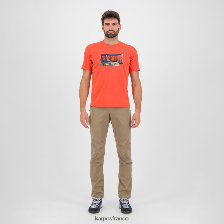 Hommes Karpos paprika t-shirt anémone 28PL68412