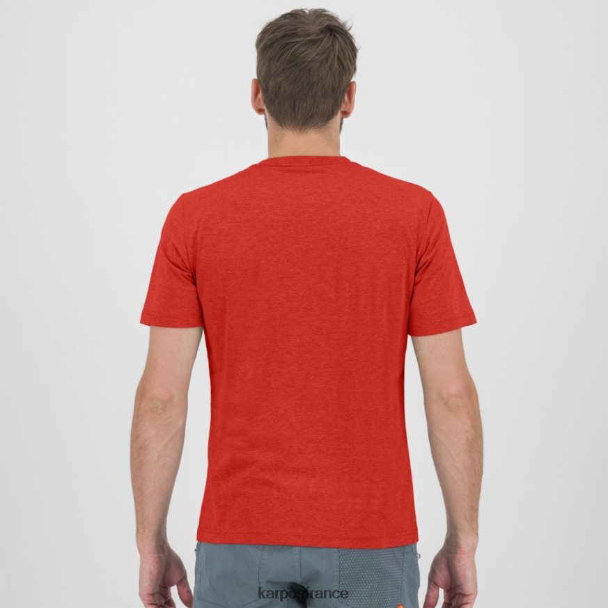 Hommes Karpos paprika t-shirt genzianella 28PL68424