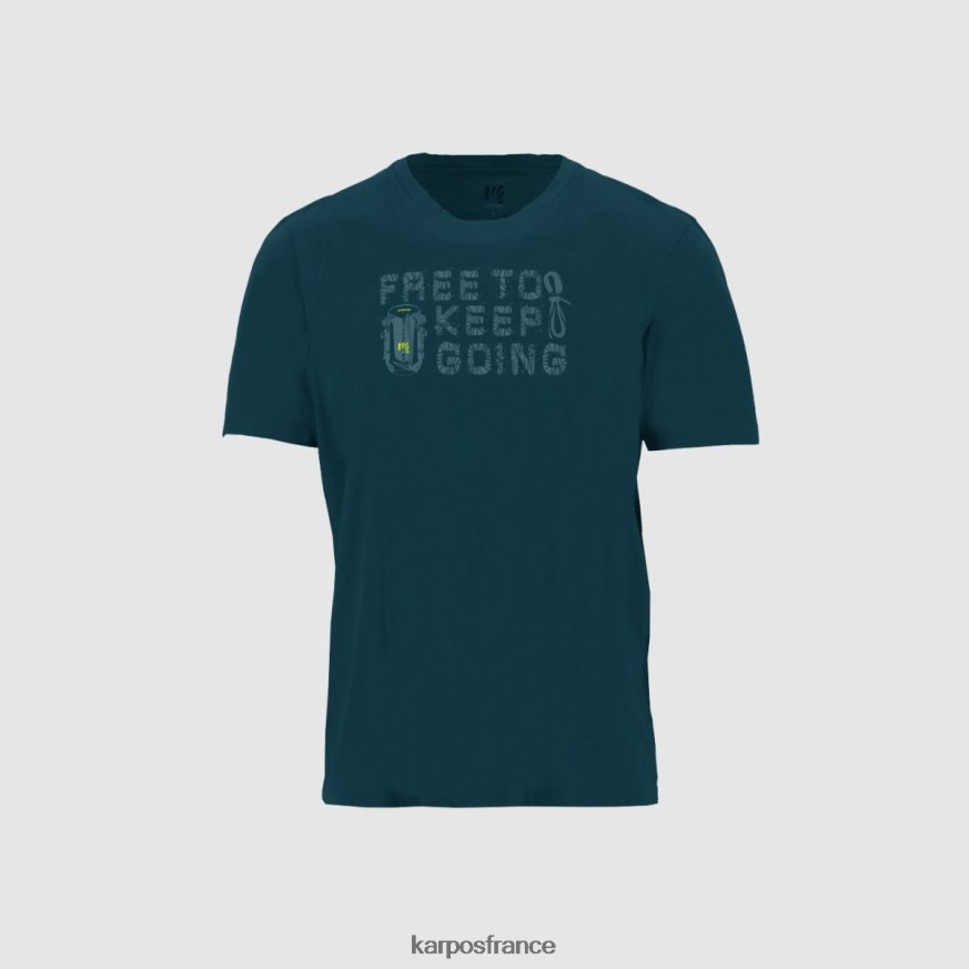 Hommes Karpos étang réfléchissant t-shirt crocus 28PL68403