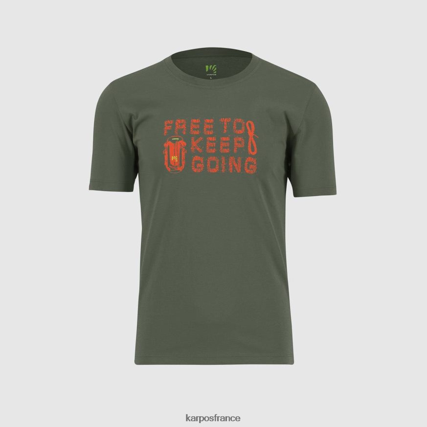 Hommes Karpos thym/orange épicé t-shirt crocus 28PL68406