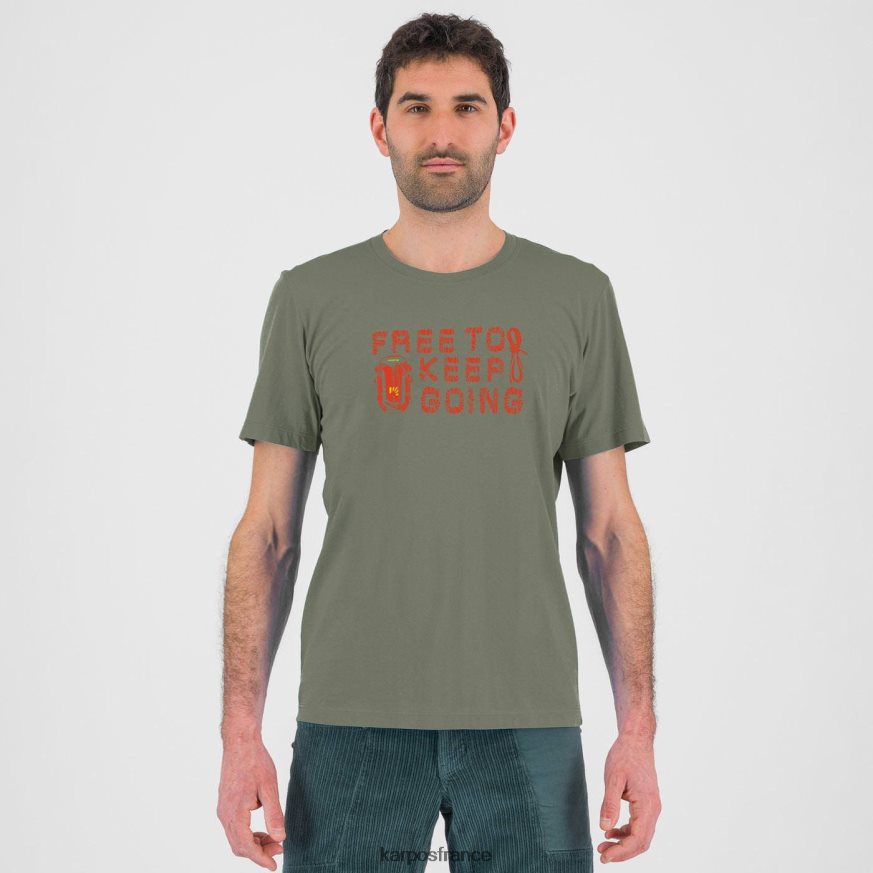 Hommes Karpos thym/orange épicé t-shirt crocus 28PL68406