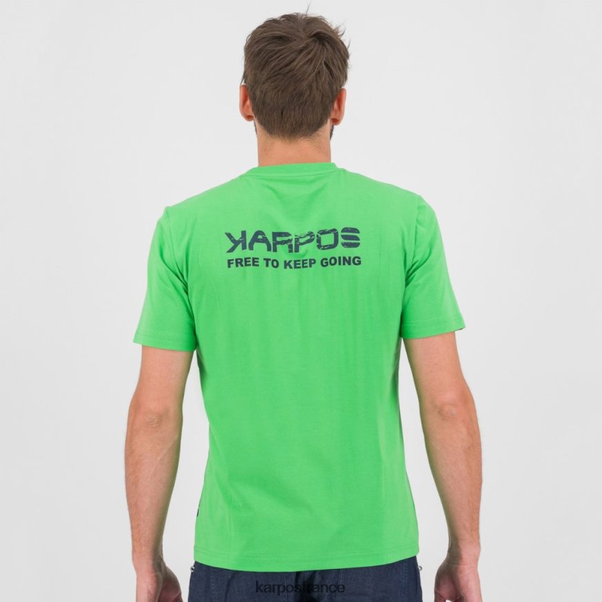 Hommes Karpos vert jasmin t-shirt astro alpino 28PL68418