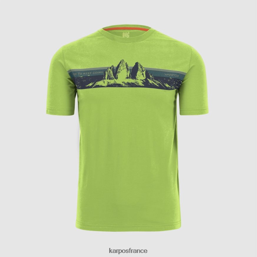 Hommes Karpos vert jasmin t-shirt giglio 28PL68425