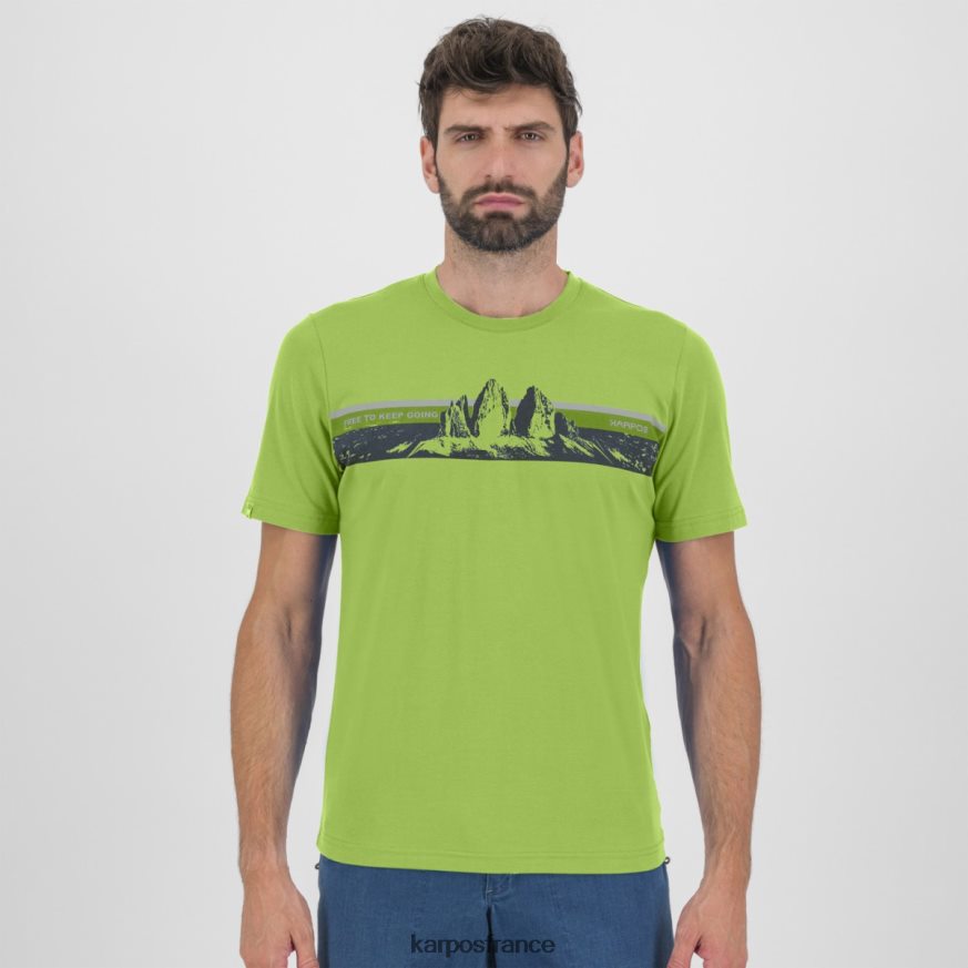 Hommes Karpos vert jasmin t-shirt giglio 28PL68425