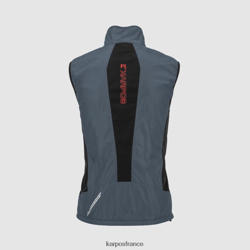 Hommes Karpos ardoise foncé/noir gilet de fédération 28PL68124