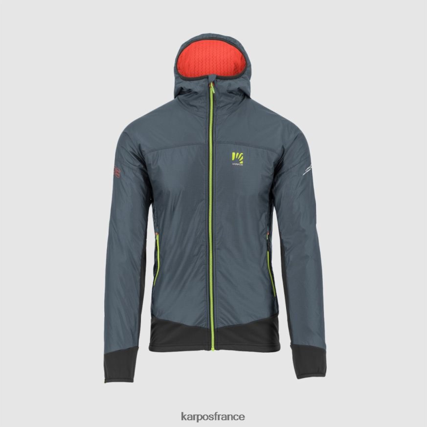 Hommes Karpos ardoise foncé/noir veste de fédération 28PL6878