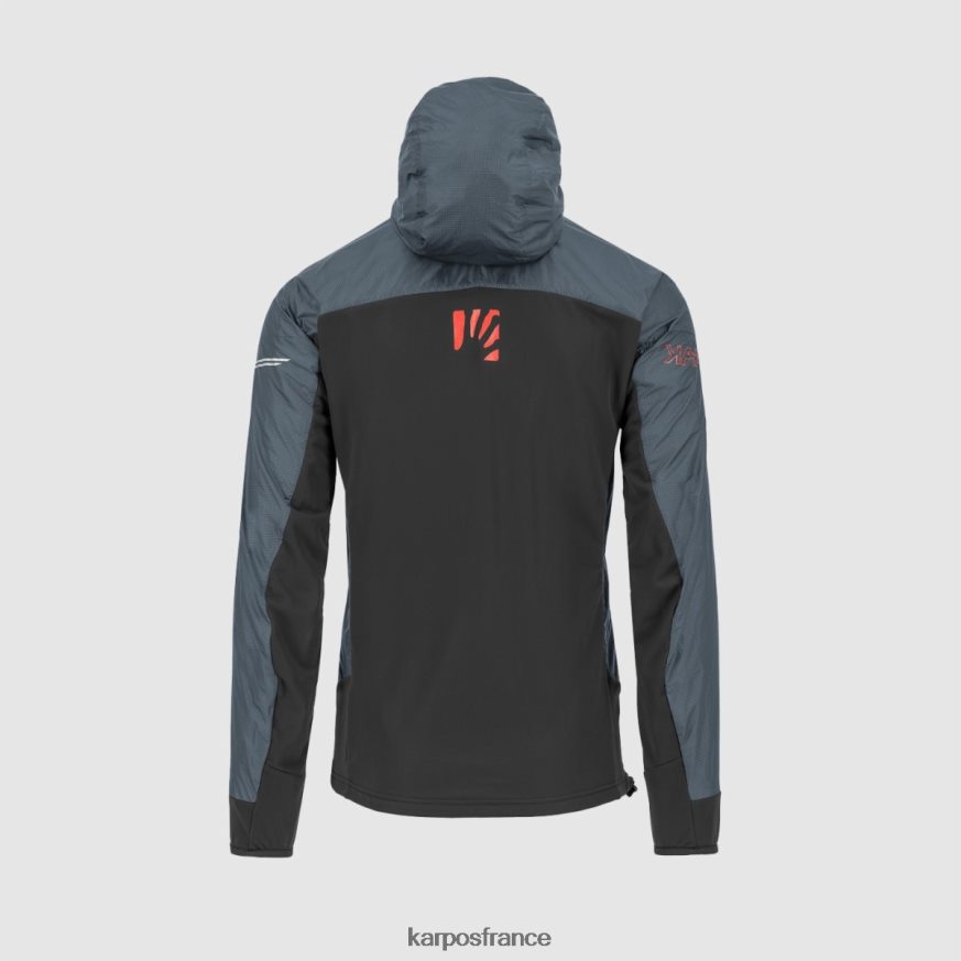 Hommes Karpos ardoise foncé/noir veste de fédération 28PL6878