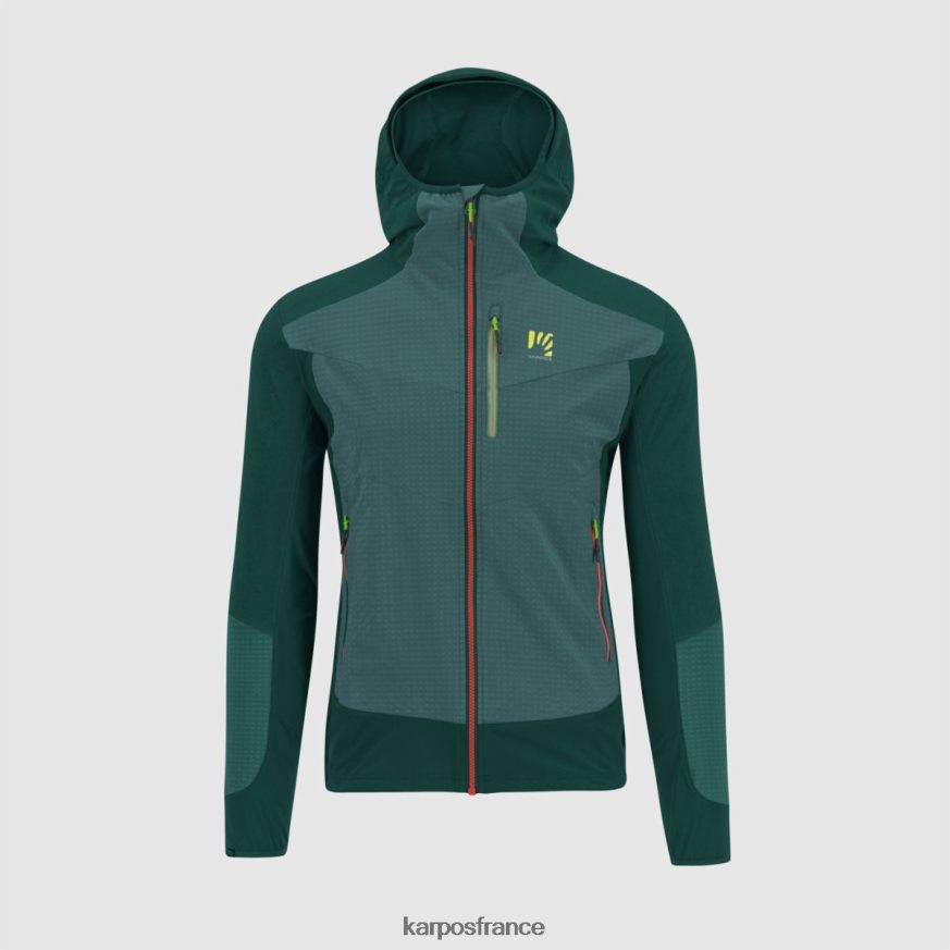 Hommes Karpos baume/mer sombre veste en cuir 28PL68112