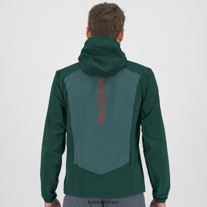 Hommes Karpos baume/mer sombre veste en cuir 28PL68112