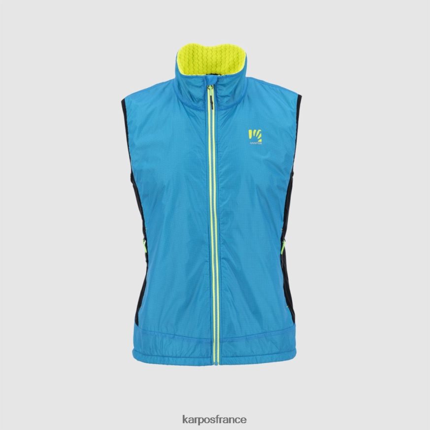 Hommes Karpos bijou bleu/noir gilet de fédération 28PL68125