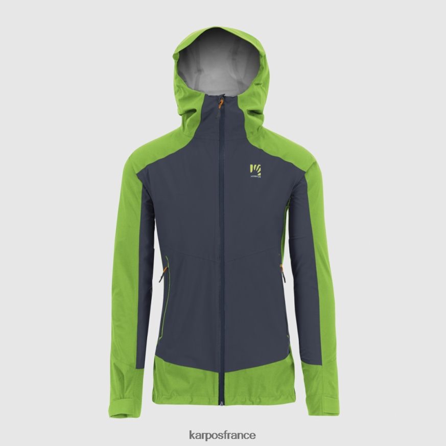 Hommes Karpos bleu dégradé/vert jasmin veste temporale 28PL6895