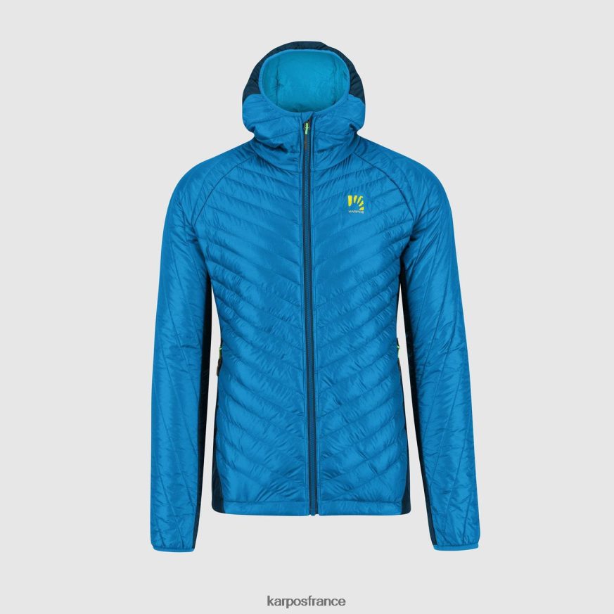Hommes Karpos bleu diva/minuit veste sas plat 28PL6867