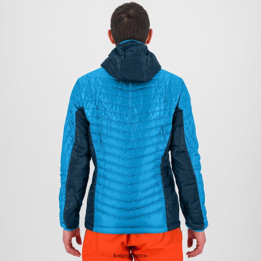 Hommes Karpos bleu diva/minuit veste sas plat 28PL6867