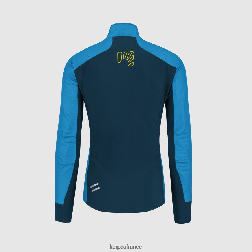 Hommes Karpos bleu diva/minuit veste val alto 28PL6885