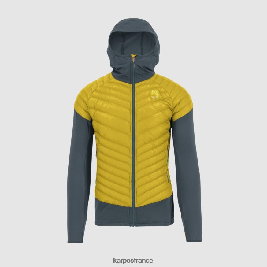 Hommes Karpos curry citron/ardoise noire veste sass de mura 28PL68107